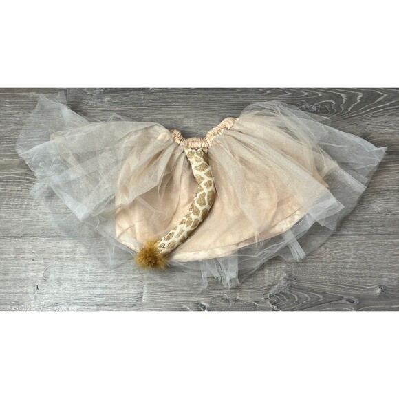 Pottery Barn Kids 4T‎ Tutu Giraffe Tail Costume Halloween Sparkle Dress Up Tulle - Picture 2 of 7